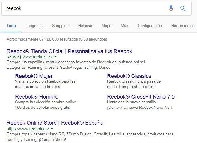 ventajas de google adwords anuncio marca